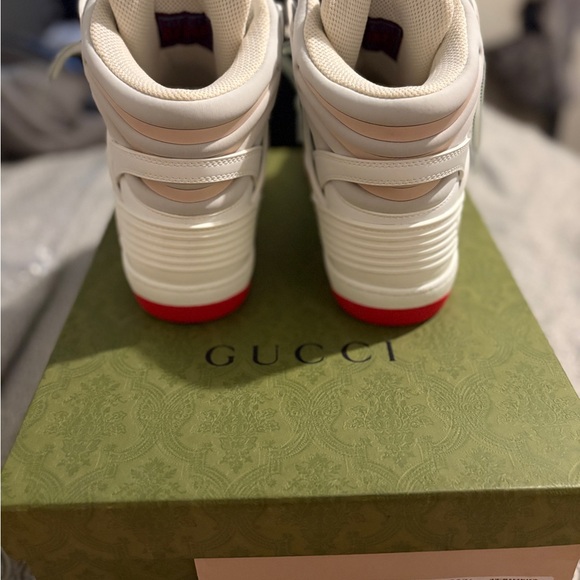 Gucci Men\'s Sneakers - White Green Red